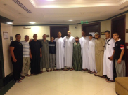  بالصور: معتمرو مدينة يافا يصلون إلى المدينة المنورة بسلام